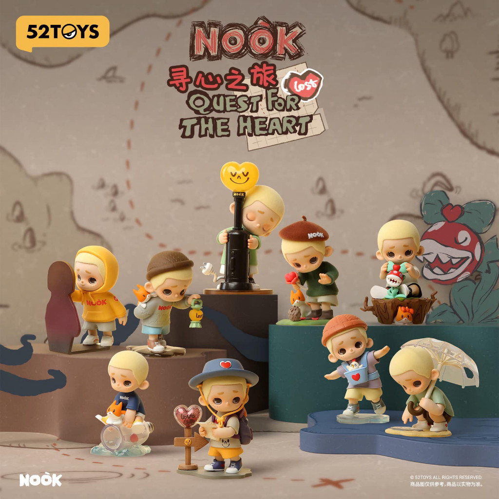 (พร้อมส่งจากไทย) 52TOYS NOOK V.4 Quest for the Heart ลิขสิทธิ์แท้ เลือกตัว เช็คการ์ด ไม่แกะตัว พร้อมส่ง