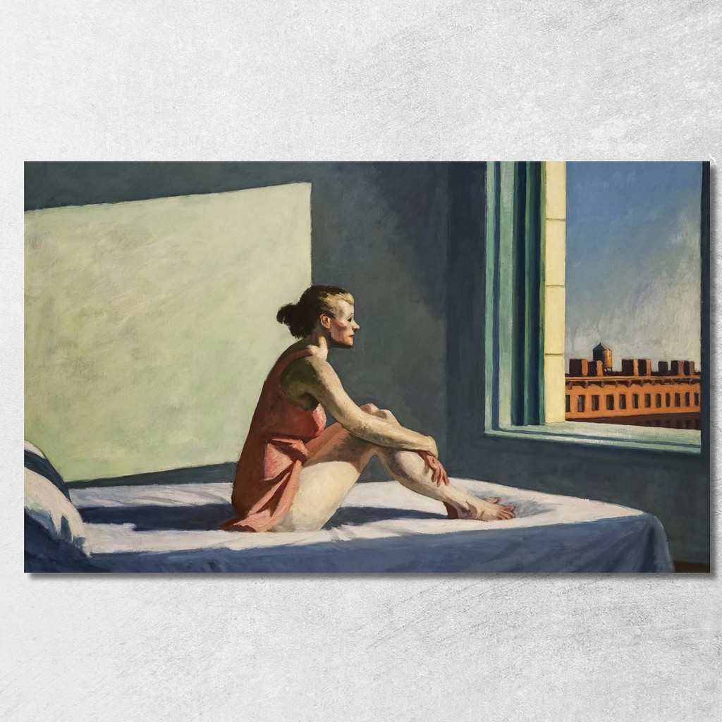 Morning Sun Edward Hopper, eho26 ภาพพิมพ์บนผ้าใบแคนวาส