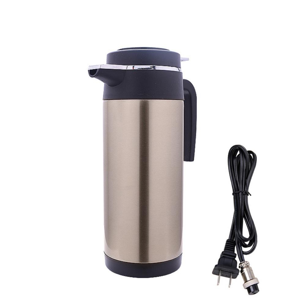 Topshow 12V/24V 750ML/1200ML สแตนเลสรถไฟฟ้าเครื่องทําความร้อนกาต้มน้ําเครื่องทําน้ําอุ่นขวดปิดอัตโนมัติ Fast กาต้มน้ําเดือด Travel A5S1 - รูปที่ 7