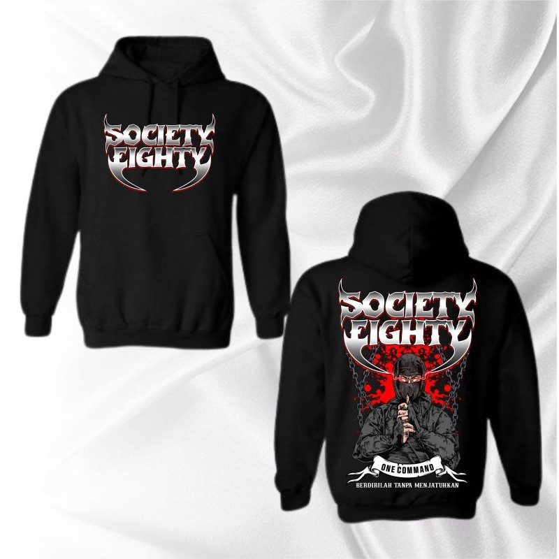 IKSPI Kera Sakti Society Eighty Hoodie DTF Screen Printing การออกแบบที่ดีที่สุดโดย IKSPI Merch FE4