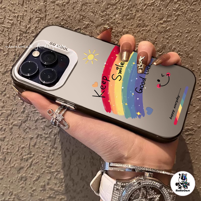 สายรุ้ง เคสโทรศัพท์For Samsung Galaxy A12 A05 A11 A04 A34 A54 A05S A21S A30 A15 A03S A23 A53 A33 A20S กันกระแทก เคส Case - รูปที่ 6