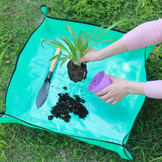 เสื่อปูรองทำสวน เสื่อปูกันน้ำ เสื่อทำสวนในบ้านและระเบียง ป้อ…