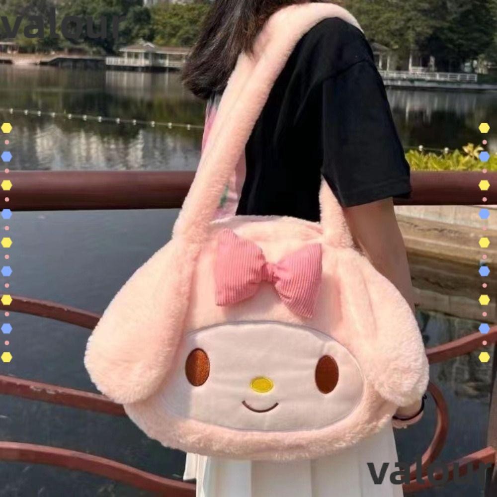 กระเป๋าถือตุ๊กตา VALOUR, กระเป๋าสะพายตุ๊กตา Cinnamoroll Melody Sanrio, ของขวัญ Kuromi Messenger กระเป๋าผู้หญิง