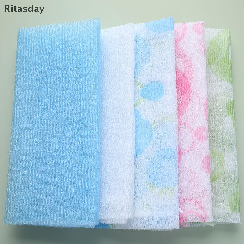 Ritasday Nylon Wash Cloth Towel Beauty Body Skin Exfoliag Shower Bathroom Washing NEW