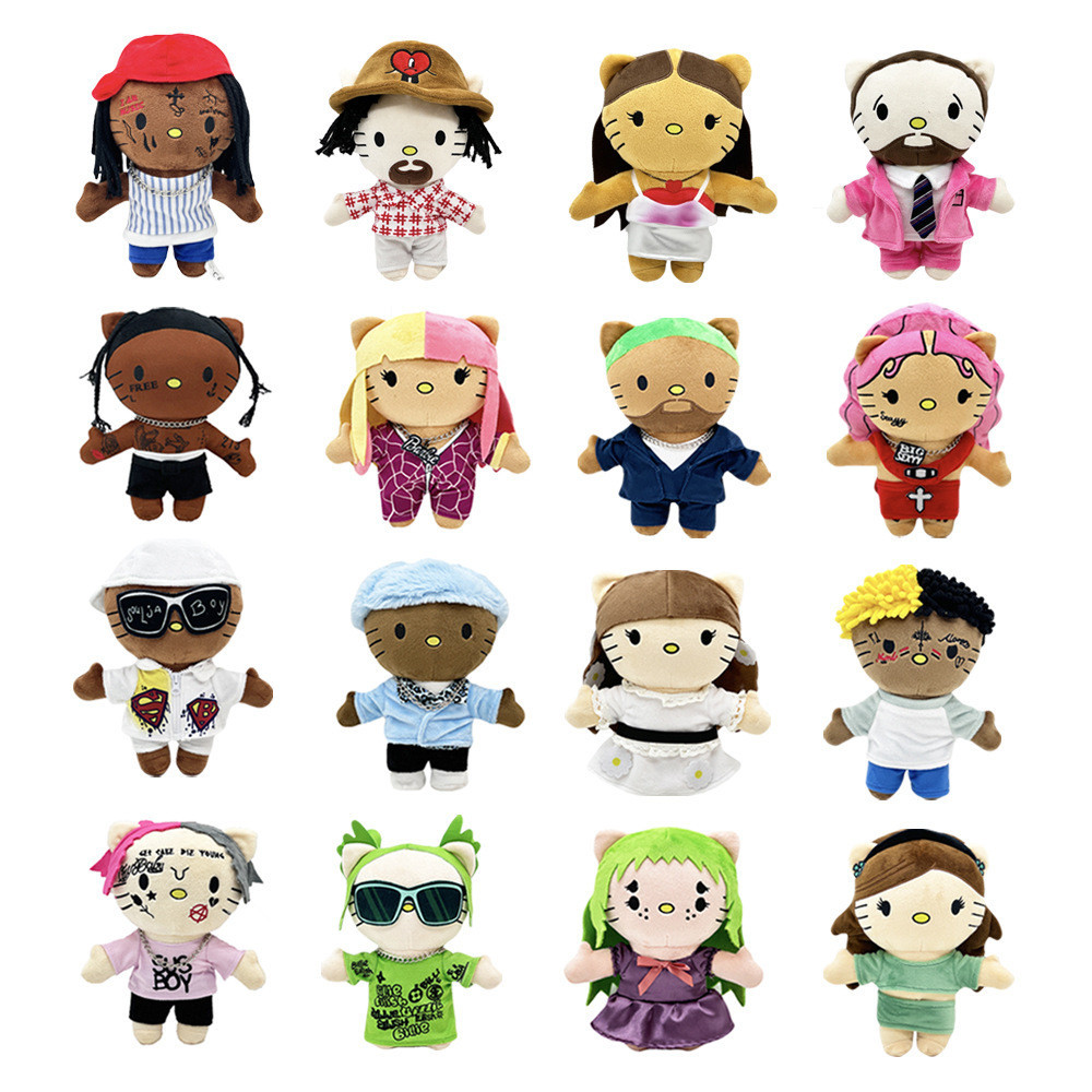 Taylor Swift Eras Tour ของเล่นตุ๊กตา, LIL PEEP Billie Eilish Melanie Martinez Travis Scott Doll Star Hello Kitty ของเล่นตุ๊กตา