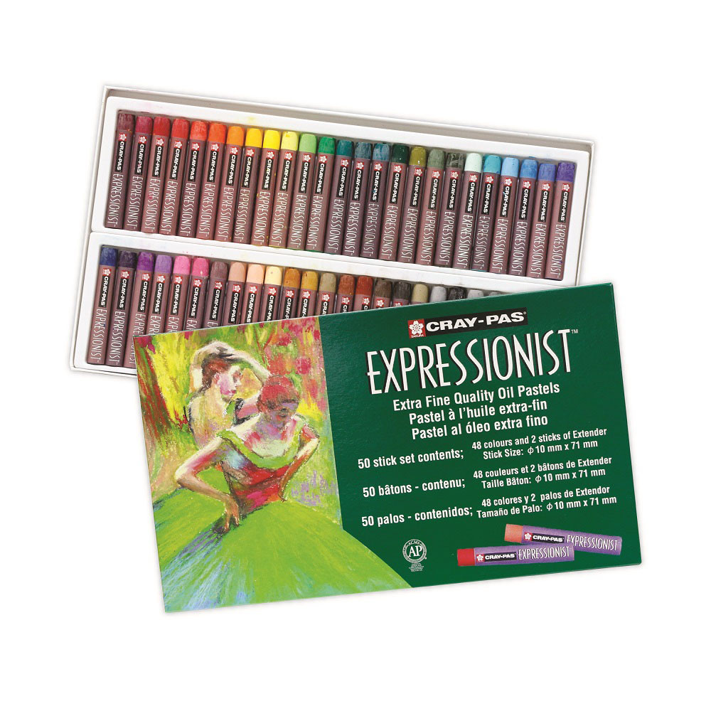SAKURA สีชอล์ค CRAY PAS EXPRESSIONIST XLP50 50 สี