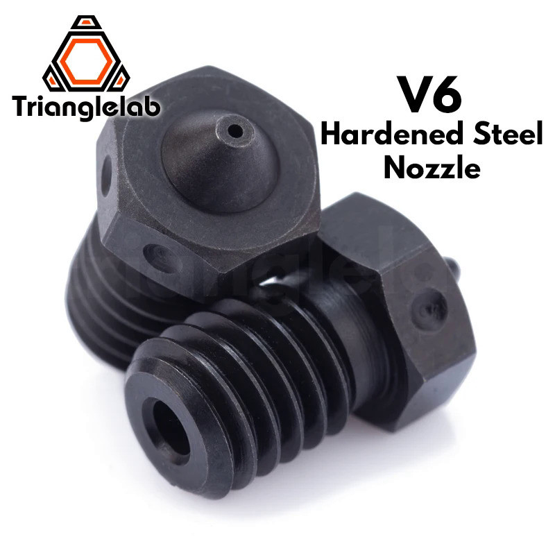 RTrianglelab  A2 Hardened Steel V6 Nozzle compatible PEI PEEK  Carbon Fiber Filament For v6 HOTEND D