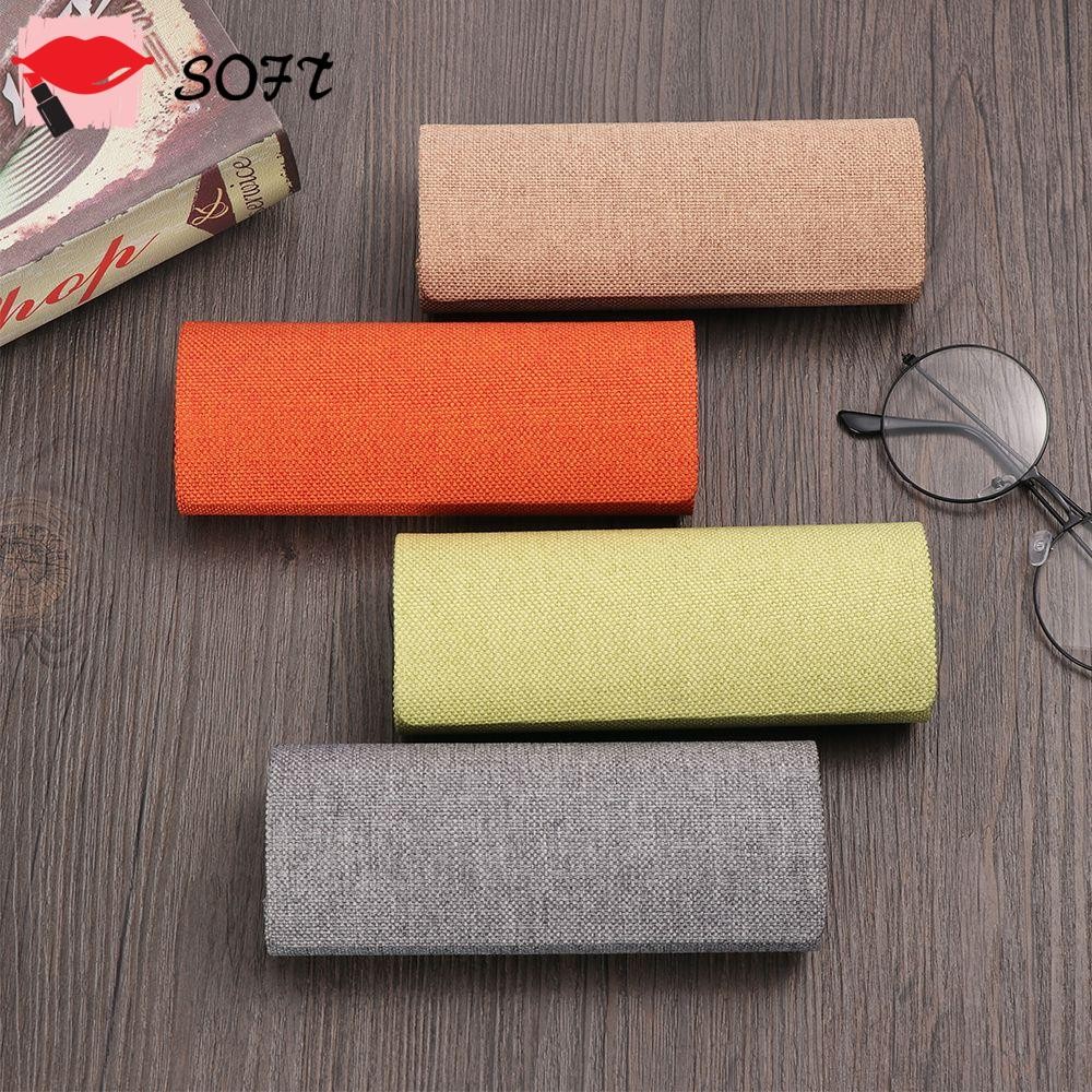Softness กล่องใส่แว่นตาแบบพับได้หลากสี