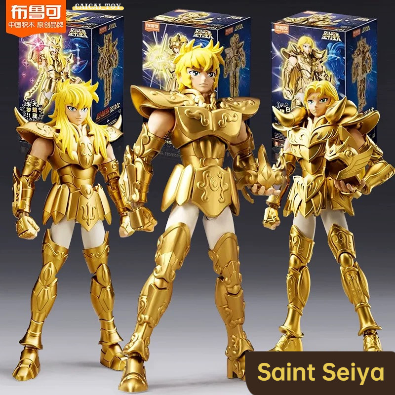 Pluco Building Block Man Saint Seiya Beyond Edition Golden Saint Seiya Aries Mu ประกอบรุ่น