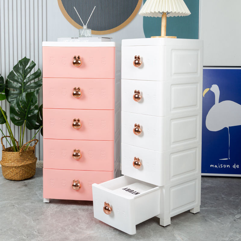 Storage Drawer Drawer Cabinet Cute Cartoon Clothes Toys Blanket   Organizer Cupboard Kabinet storan 