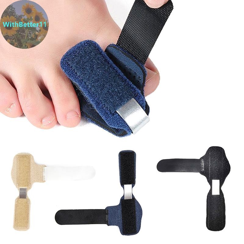 Pedicure Splint Toe Finger Straightener สําหรับ Bent Claw Crooked Toe Corrector Alignment Protector Hand Care Correction เครื่องมือ 1/4 ชิ้น