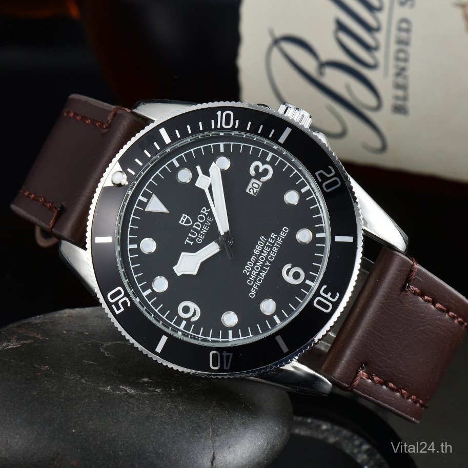 TUDOR TUDOR CLASSIC Simple WRIST Watch QUARTZ Movement Retro Fashion Watch Men's Watch