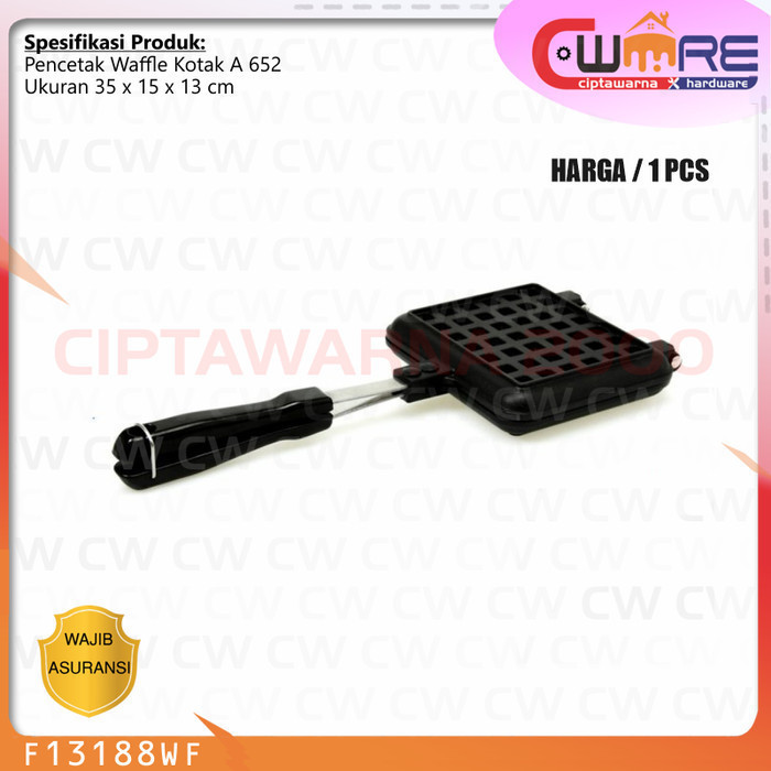 แม่พิมพ์ทําวาฟเฟิล Waffle Croffle Pan Maker Pan Non-stick -LBR CW2K