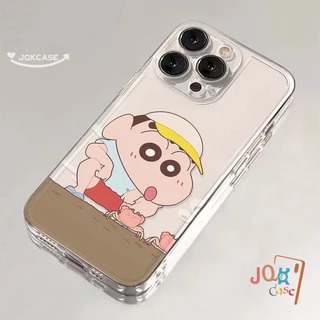 เคส ชินจัง TPU สำหรับ Vivo Y91 Y91C Y21 Y30i Y20i Y35 Y17S Y15s Y21s Y51 Y11 Y31 Y17 Y15 Y12 กรณีป้องกันโปร่งใส