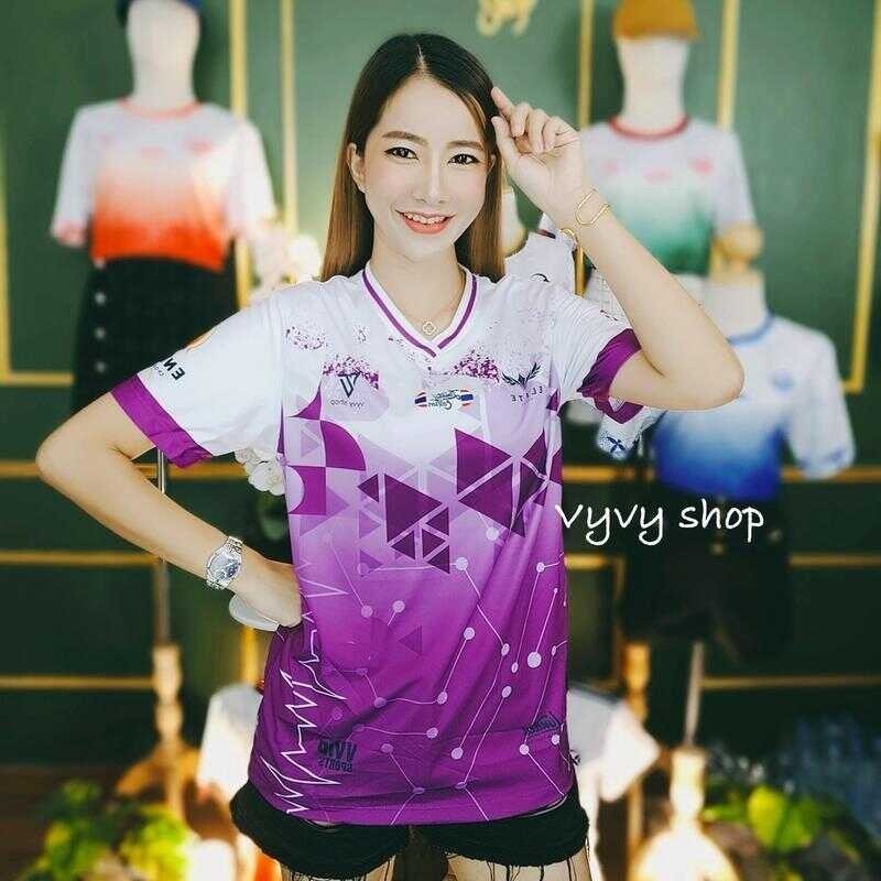 เสื้อกีฬาคอวีสไตล์ใหม่กราฟิกสีสาดพิมพ์ด้านหน้าและด้านหลังเหมาะสําหรับผู้ชายและผู้หญิง