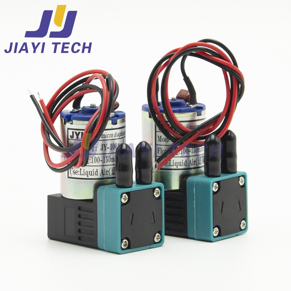 2 ชิ้น JYKJ i3200 4720 i1600 5113 Micro ไดอะแฟรมขนาดเล็กปั๊ม 3 วัตต์ 24 โวลต์หมึกขนาดเล็กสําหรับ DTF เครื่องพิมพ์อิงค์เจ็ท 100-150 มล./นาที JY-100A