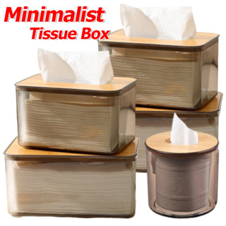กล่องทิชชู่แบบใสแบบตั้งโต๊ะ-กล่องเก็บผ้าเช็ดปากที่ทนทานในบ้า…