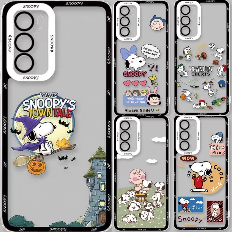Snoopy Luck เคสโทรศัพท์สําหรับ Motorola Edge 40 Pro G73 G32 G60 G53 G30 G60S G52 G22 G7 5G G72 ปลอกใ