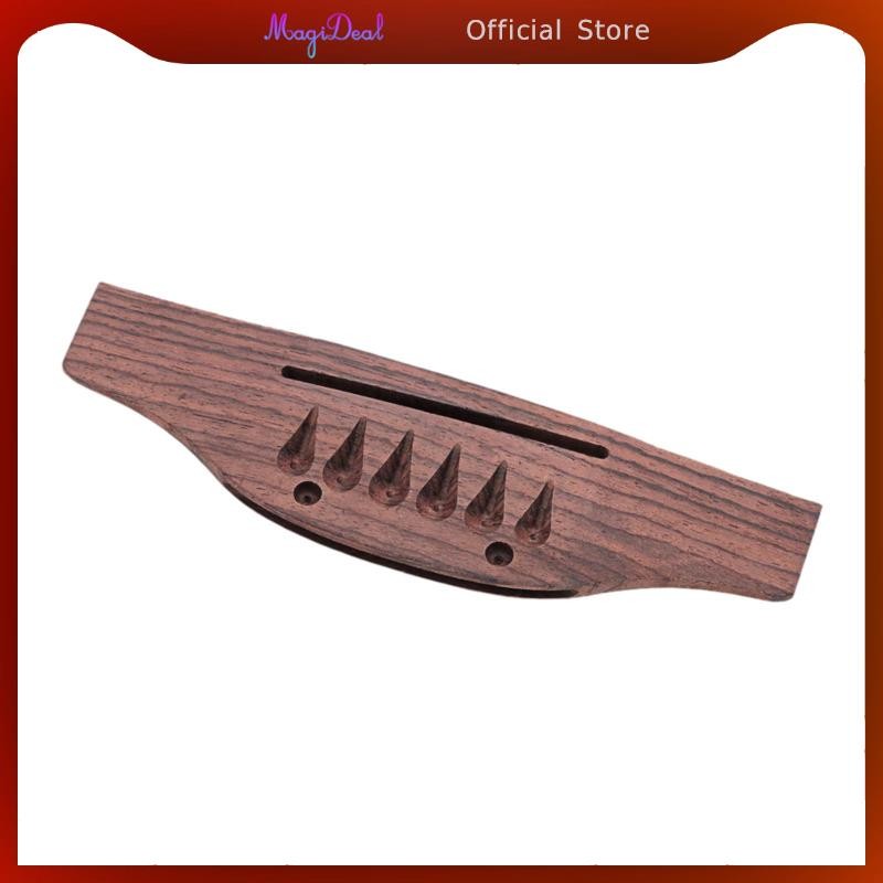 [MAGIDEAL] กีต้าร์โปร่งสะพานไม้สะพานกีตาร์ไม้เปลี่ยนเสถียร