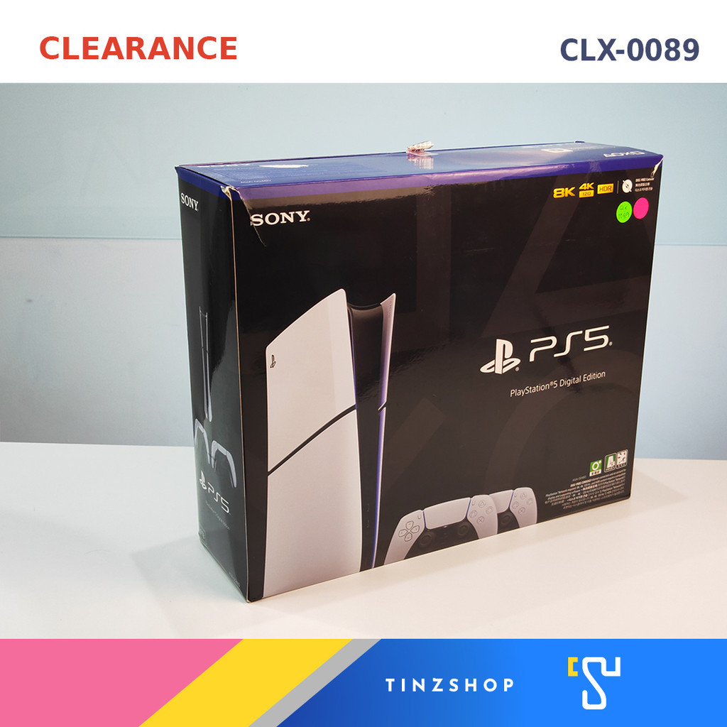 สินค้าขายดี[Clearance] CLX-0089 PlayStation 5 (CFI-2018B01) รุ่น Slim Digital 2 จอย (สินค้ารีวิว)สิน