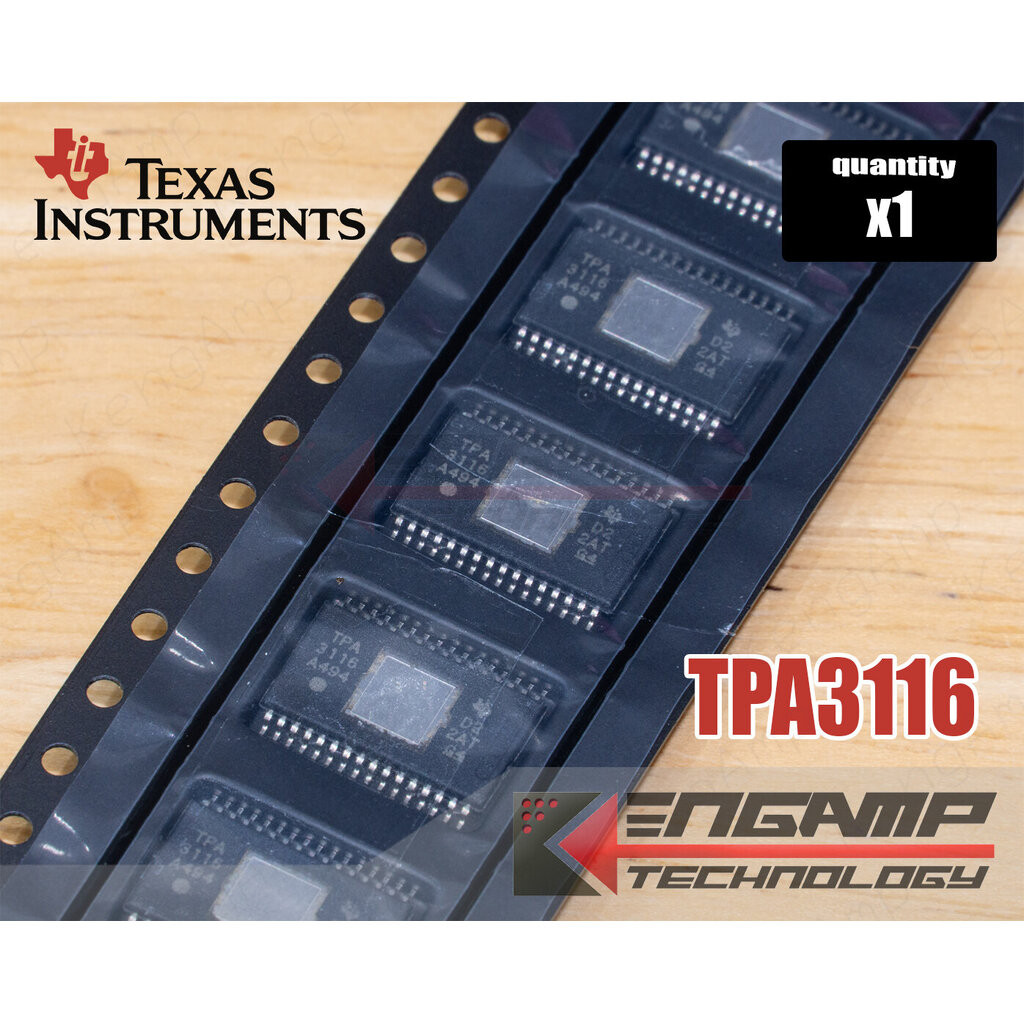 (1ตัว) [IC] TPA3116D2 TPA3116D2DADR 50W Class D Stereo Amplifier