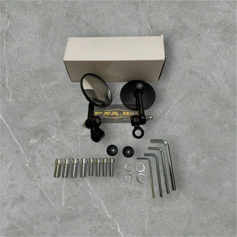 VND Racing Premium กระจกนูนรอบ Universal รถจักรยานยนต์ Vespa Scoopy Fino Beat Fazzio Vario CBL