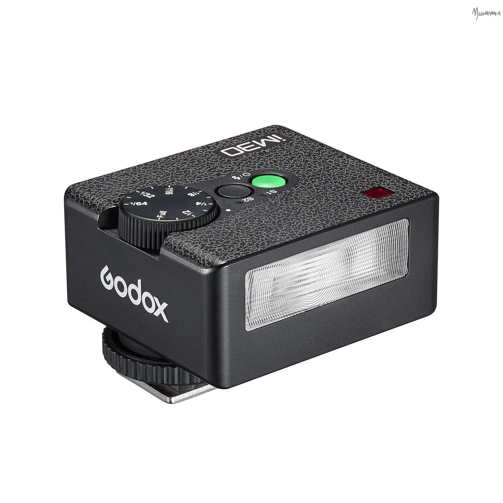 Godox iM30 Mini On-Camera flash GN15 กล้อง Speedlite 7 ระดับพลังงาน 3.6s Recycle Time พร้อมหลอดไฟแฟล