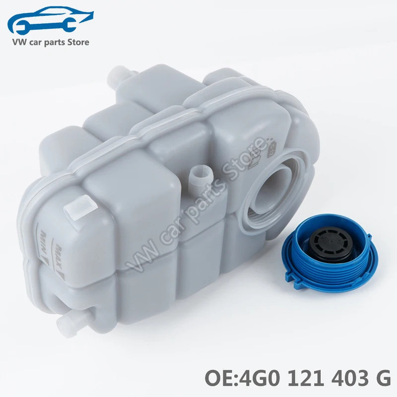 4G0121403AC หม้อน้ําขยายถังน้ํา/Coolant Overflow ขวดพร้อมฝาปิดเหมาะสําหรับ Audi A6LC7 RS6 & 7 A6 A7 