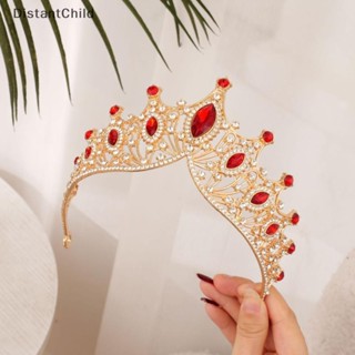 DSTH Vintage หรูหราเงามงกุฎเจ้าหญิง Tiara เจ้าสาว Tiara Rhin…