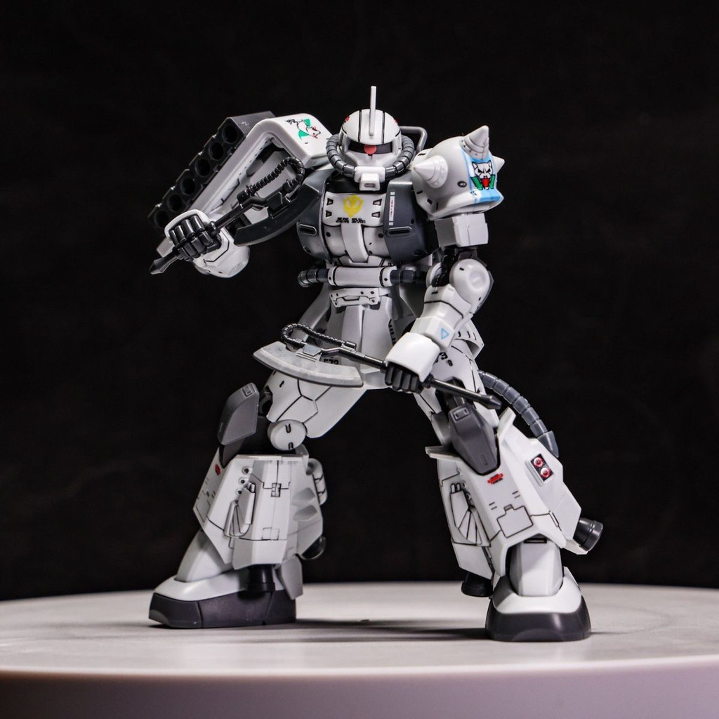 Xingdong White Wolf GTO Zhaku 2 Matsunaga Real Gundam HG1:144ฟรี White Wolf Water Sticker ประกอบโมเด