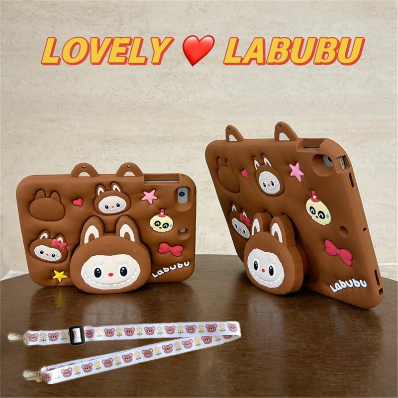 3d Labubu สําหรับ Samsung Galaxy Tab A 8.0 2019 A7 Lite A8 A9 A9 + Plus 11 "15.6" 8.7 "T225 T295 X20