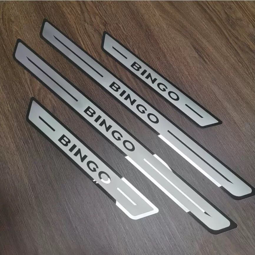 เหมาะสําหรับ WULING BINGUO ปินกัว บาร์เกณฑ์สแตนเลสดัดแปลงประตูยินดีต้อนรับเหยียบ