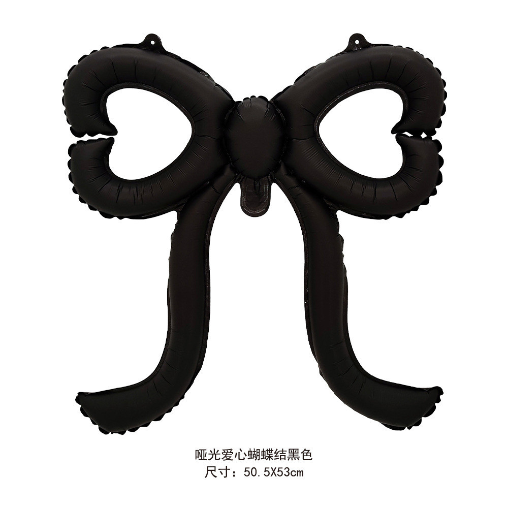 ใหม่ Macaron Matte Love Bowknot ฟิล์มอลูมิเนียมลูกโป่งตกแต่งงานเลี้ยงวันเกิดลูกโป่งขายส่งตกแต่งงานเลี้ยงวันเกิดลูกโป่งงานเลี้ยงวันเกิดลูกโป่ง - รูปที่ 6