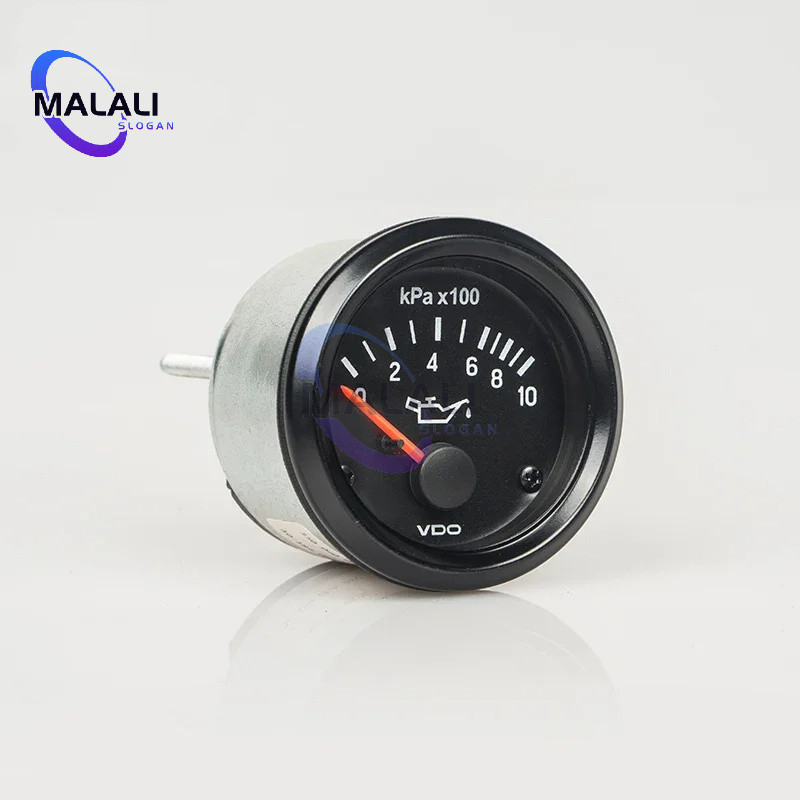เครื่องวัดความดันน้ํามัน Meter 12V 24V 0-500kPa 0-25bar อุปกรณ์เสริมในรถยนต์ชิ้นส่วนเครื่องยนต์