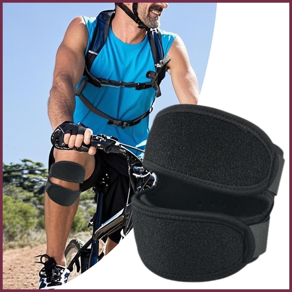 สายรัดเข่า Patella Tendon Support Knee Stabilizing Band ปรับ Patella Support Band สําหรับบาสเกตบอลออ