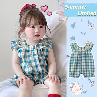 ฤดูร้อนใหม่เสื้อผ้าเด็กเด็กสาวบินแขนบอดี้สูท0-24เดือนเด็กผ้า…