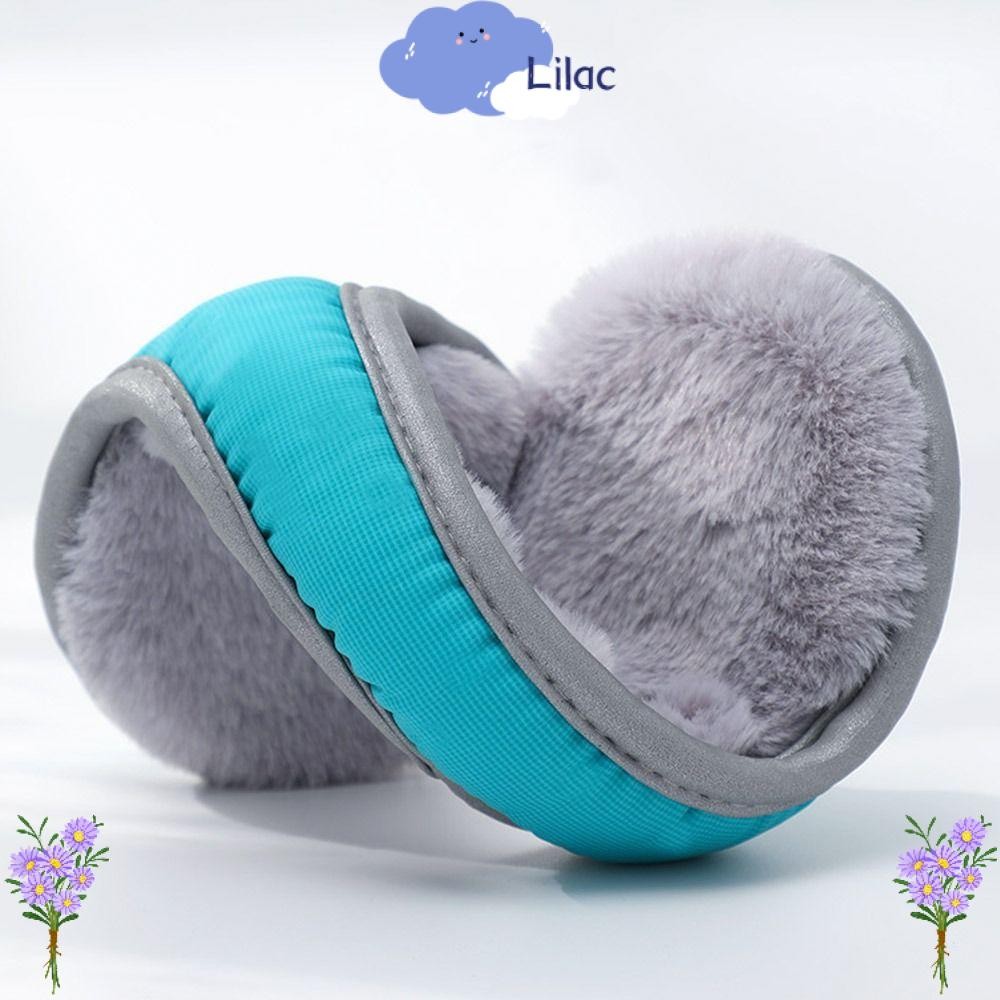 Lilacs ที่ครอบหูกันน้ํา,อุ่นนุ่ม Earflaps,ป้องกันหูFluffy Plush Cosyหูอุ่นผู้ชายผู้หญิง