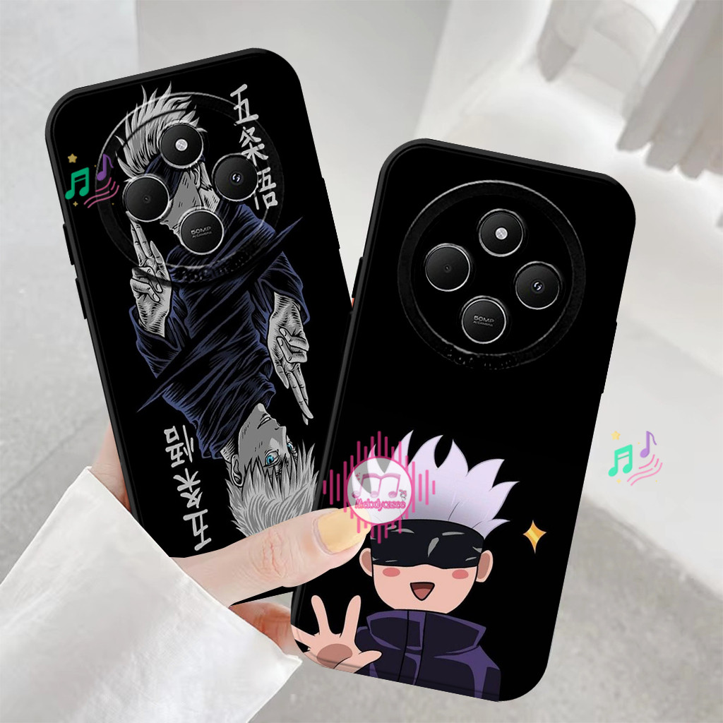 Xiaomi Redmi 14c 2024 โทรศัพท์ซิลิโคน 13c 12c 9c 10c 10a Poco C75 C40 C65 - อะนิเมะ Gojo Motif - เคสเด็กชาย - ปลอกทุกประเภท