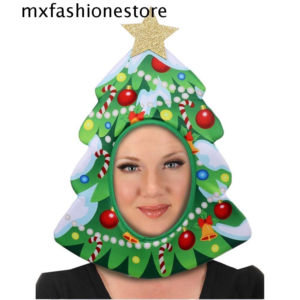 Mxfashione ตลกเสื้อสวมหัวหมวก,ตลกฮู้ดอาหารหมวกคริสต์มาส,แปลกคอสเพลย์อุปกรณ์เสริมฮาโลวีนหมวกของขวัญตกแต่ง ข้อเสนอ บทบาทฮาโลวีนเล่นผู