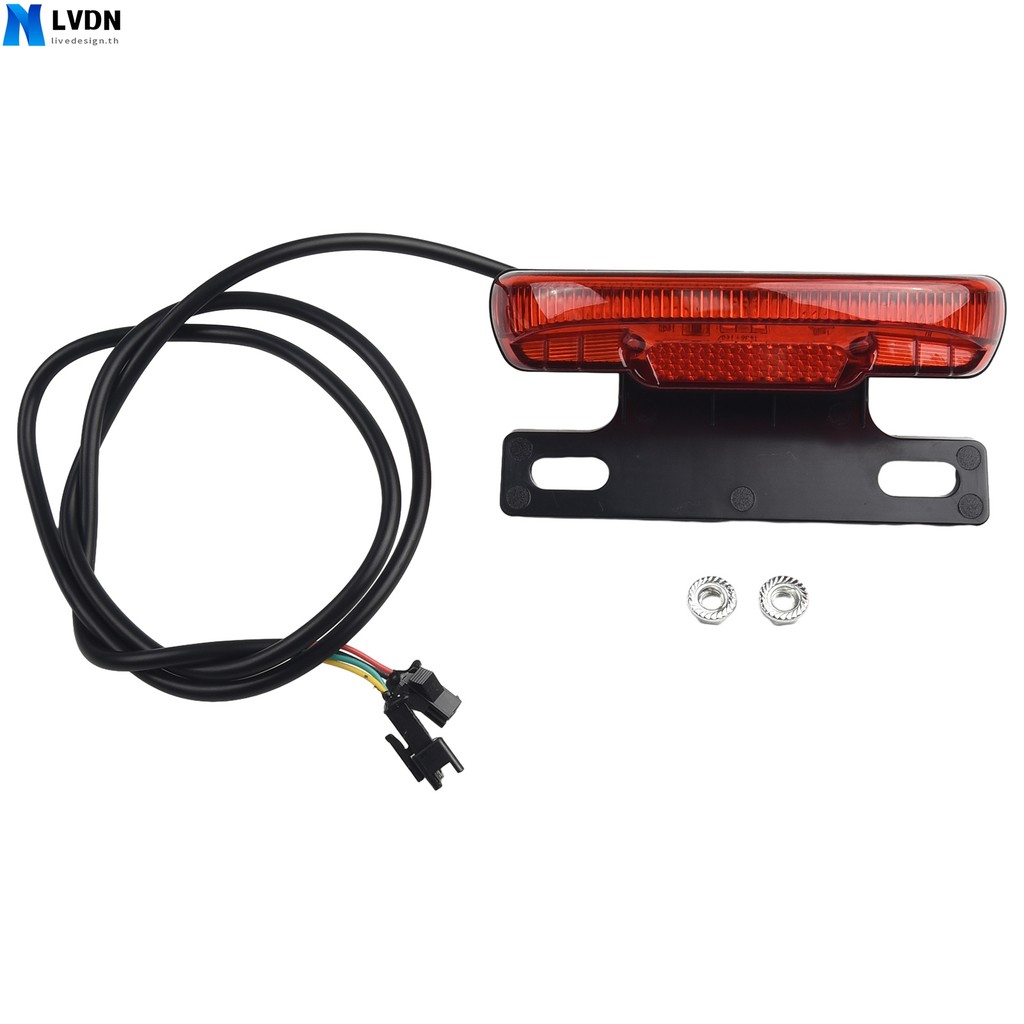 36-48v Ebike ไฟท้ายไฟท้ายความปลอดภัย Warn โคมไฟด้านหลังสําหรับรถจักรยานไฟฟ้าผลิตภัณฑ์คุณภาพสูง