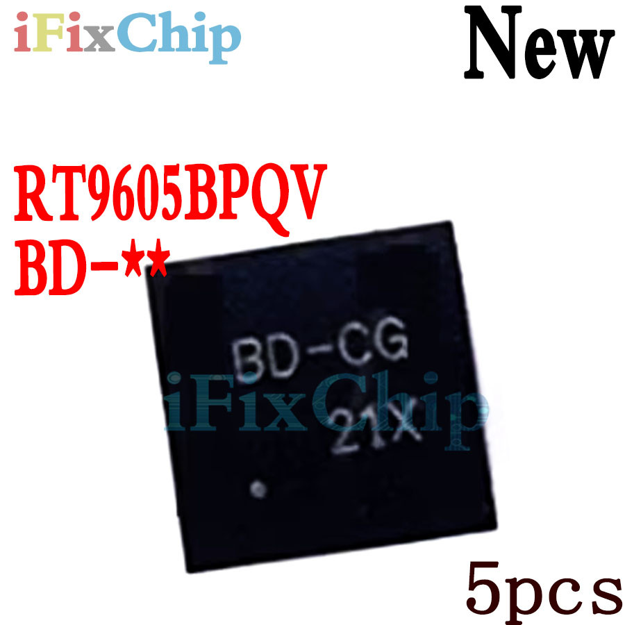 5 ชิ้นแบรนด์ใหม่ RT9605BPQV RT9605BPQV RT9605B (BD-BD BD-9H BD-9E BD-9G BD-...) Qfn-24