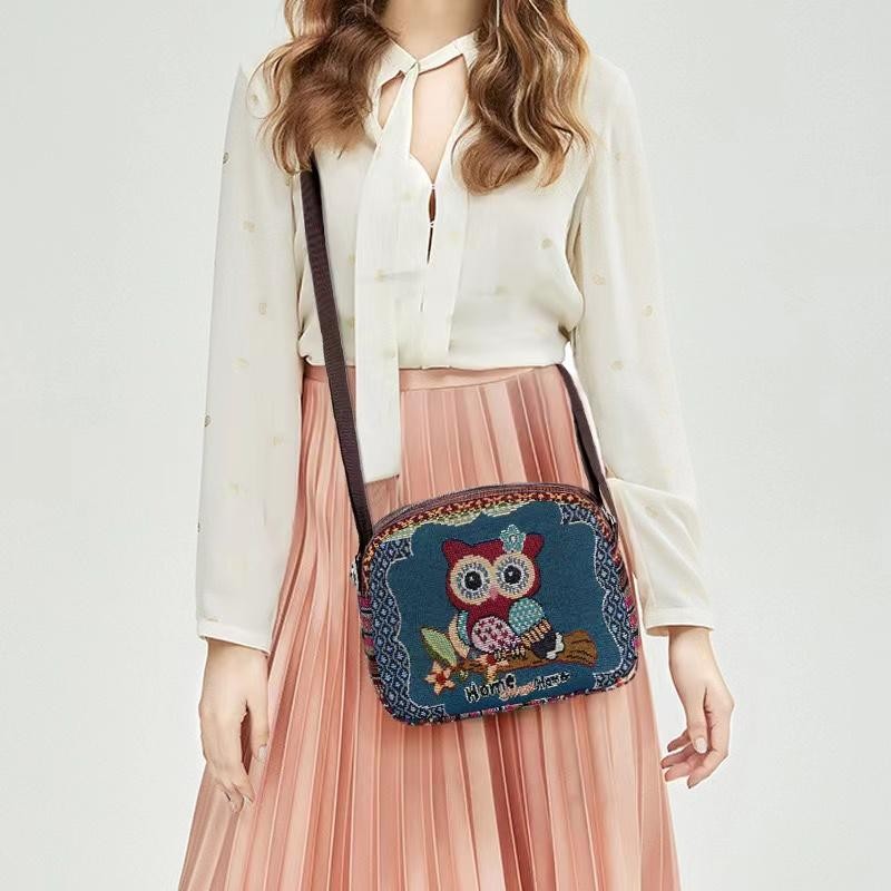 【พร้อมส่ง】Miss bag fashion กระเป๋าสะพายผู้หญิง ความจุขนาดใหญ่