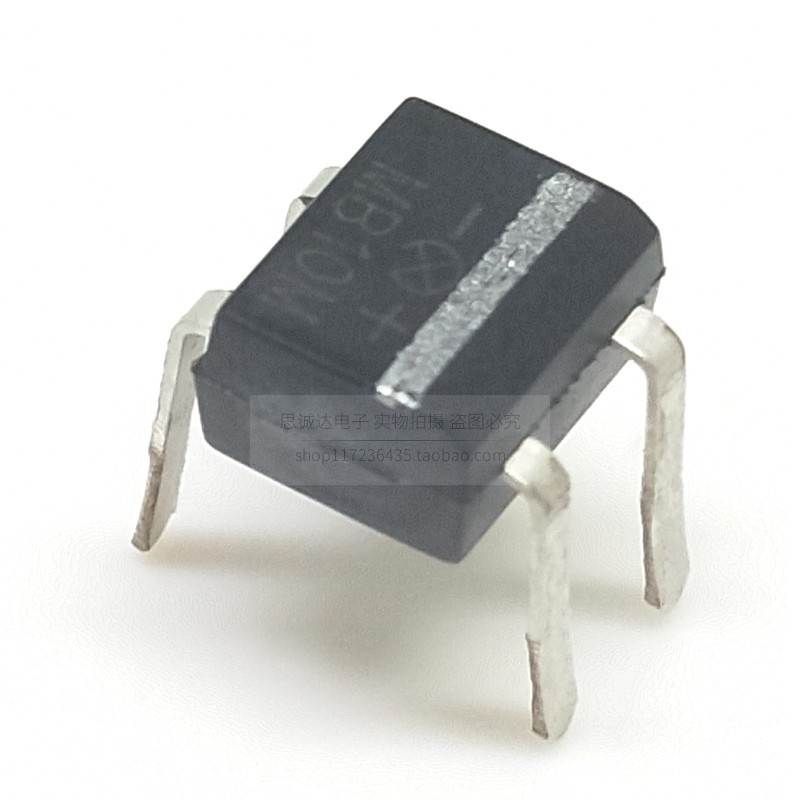 Mb10m ยี่ห้อใหม่แท้ตรงปลั๊กขนาดเล็กสะพาน Rectifier สะพาน 1A 1,000V DIP-4 MB10