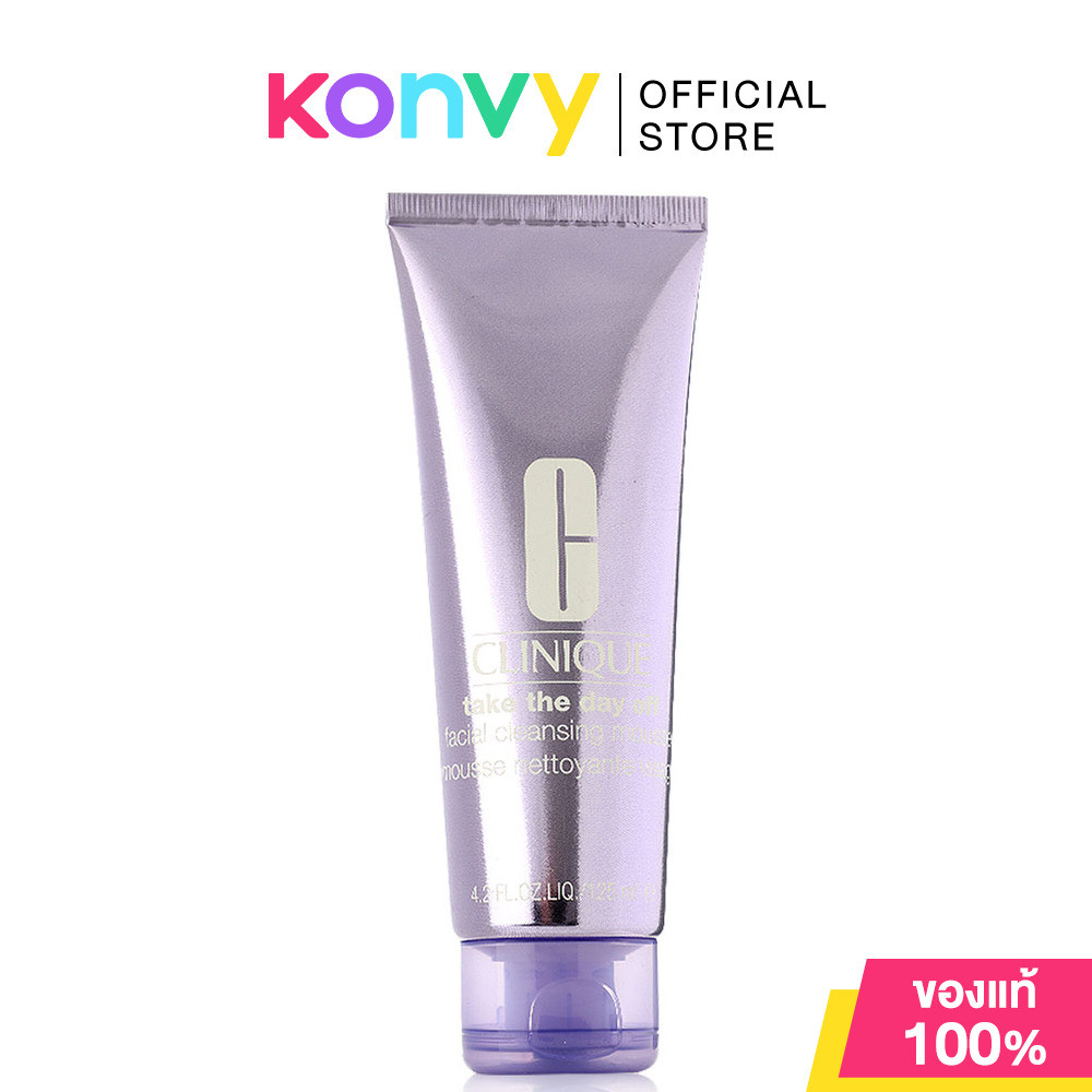 Clinique Take The Day Off Facial Cleansing Mousse 125ml โฟมทำความสะอาดผิวหน้า.