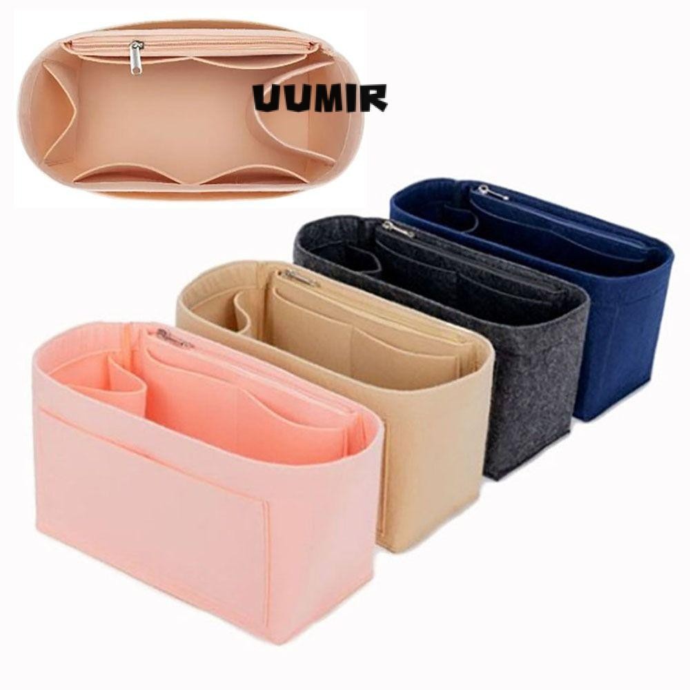 Uumir กระเป๋าถือใส่กระเป๋า ซับในสักหลาดแบบพกพา สําหรับ Longchamp จัดเก็บและรองรับกระเป๋า