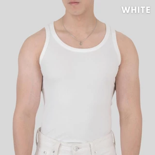 เสื้อกล้าม SAI-SABAI - เสื้อกล้ามผู้ชาย สไตล์เกาหลี ผ้าร่อง สัมผัสนุ่ม ใส่สบาย ระบายอากาศได้ดี เย็นสบาย