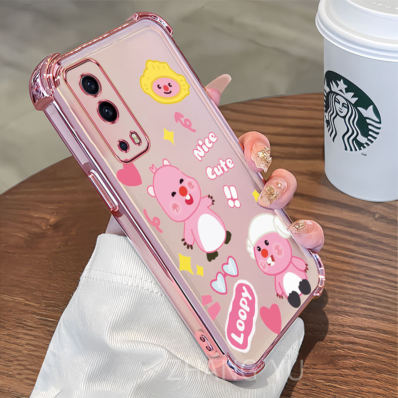 กันกระแทกcasing Vivo y72 5G เคสโทรศัพท์ลายอนิเมะล่าสุด เคสใส