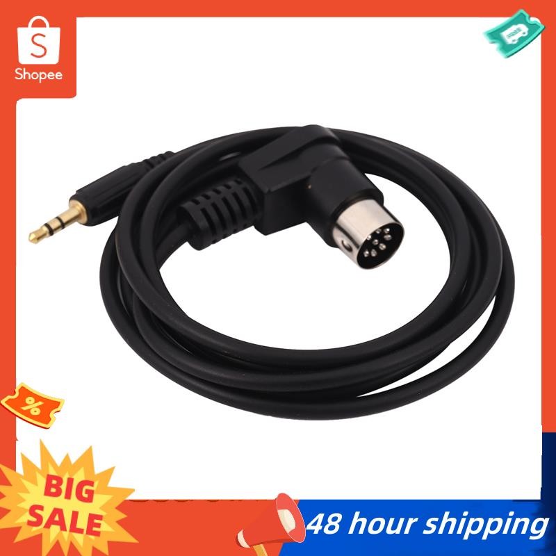 พร้อมสต็อกรถ 3.5 มม.AUX Input Adapter สายสัญญาณเสียง Mini Jack AUX 8-Pin M-BUS CD Changer สําหรับ Al