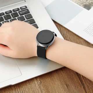 20/22มม สายซิลิโคน Samsung Galaxy Watch 7 FE 6 5 4 Amazfit Garmin Huawei GT 5 2 3 4 /Amazfit Bip 6