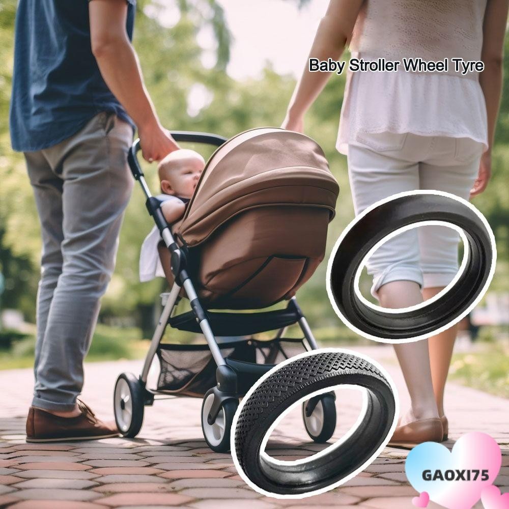 Gaoxi75 รถเข็นเด็กล้อ Tyre, ทนทานรถเข็นเด็กเปลี่ยนเด็กรถเข็นเด็กล้อ Tyre, ยาง Pram อุปกรณ์เสริมคุณภาพสูงรถเข็นเด็กอะไหล่สําหรับ Babyzenes Yoyo Yoya YuYu